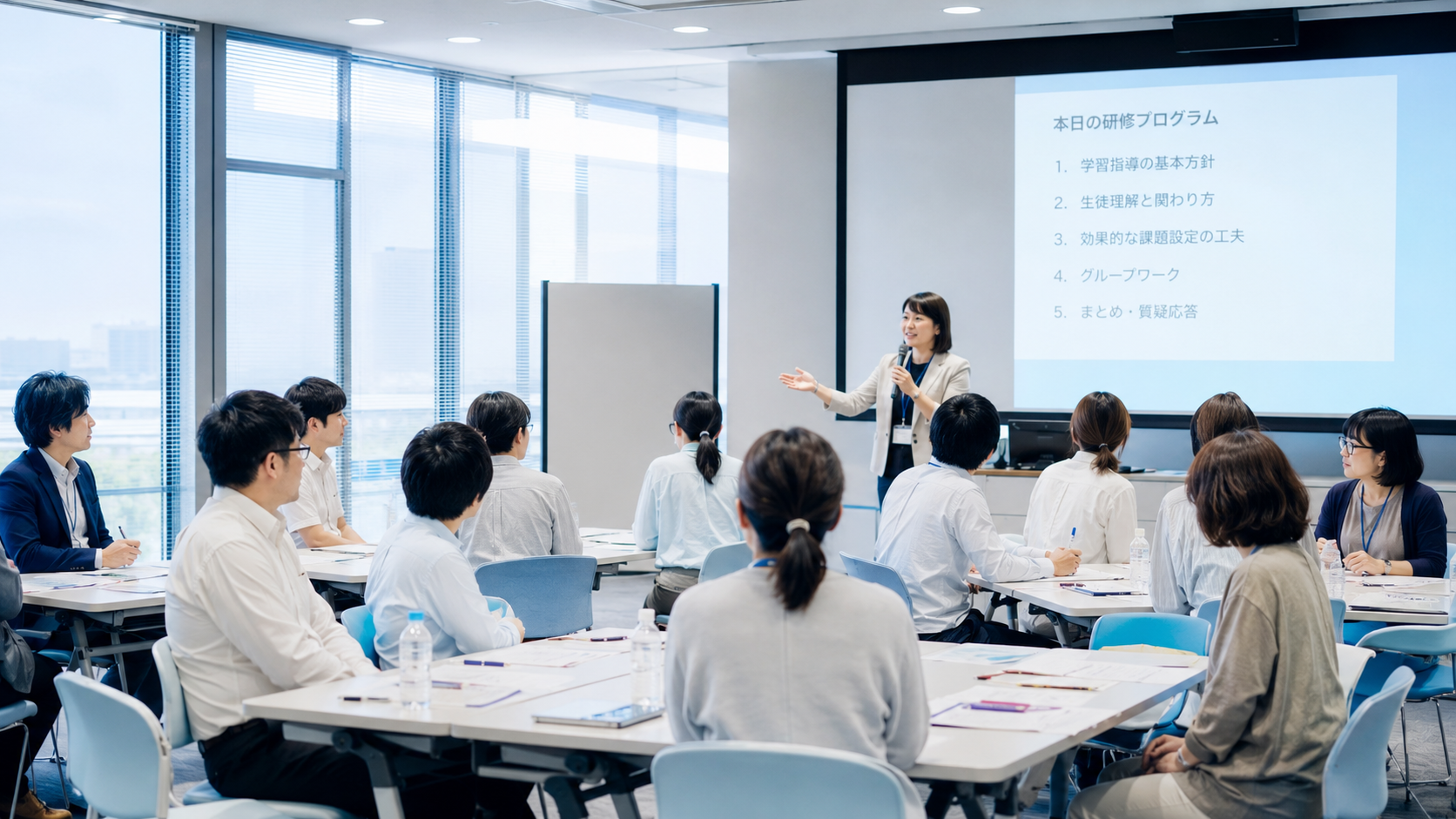 教職員向け研修の様子